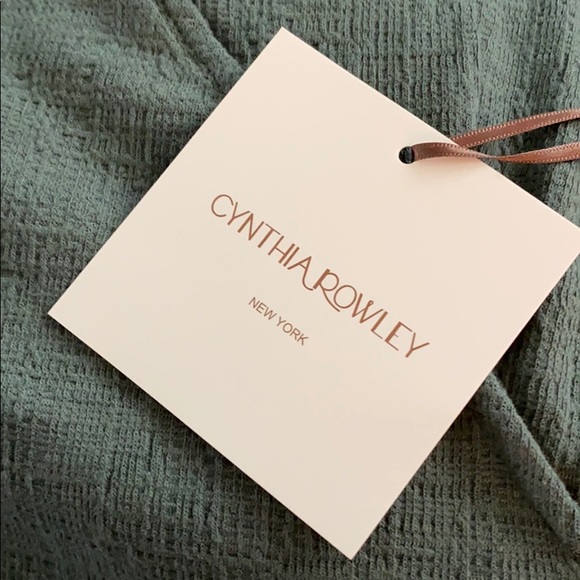 Cynthia Rowley v-neck wrap dress/garden green - Picture 4 of 4